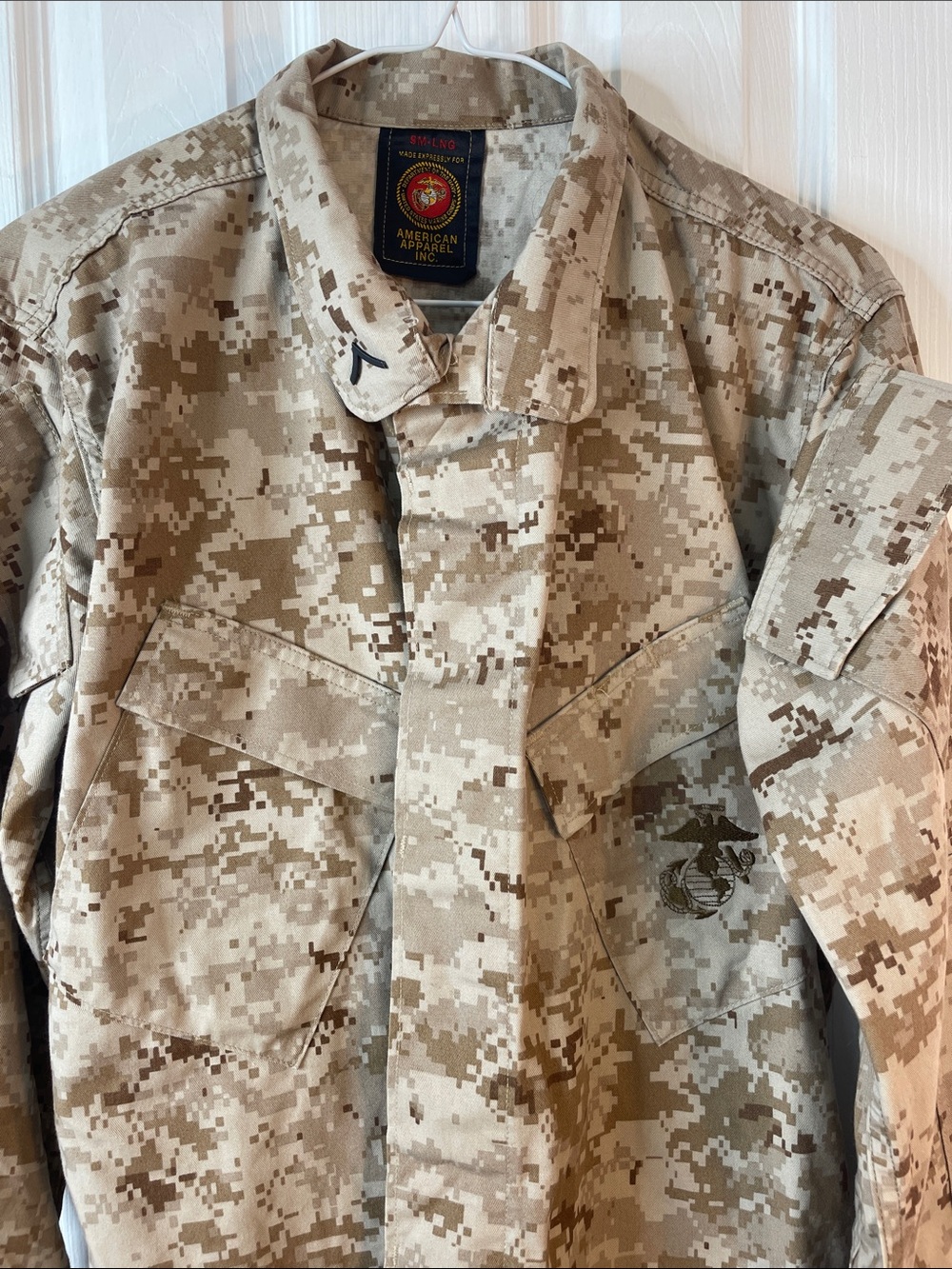 American Apparel Usmc Digital Desert Camo Field Jacket In Tan And Brown View 5